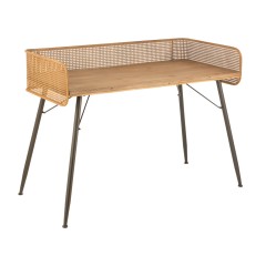 DESK YOY NATUR RATTAN FRAME 126  - CONSOLES, DESKS